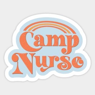 Camp Nurse Sticker